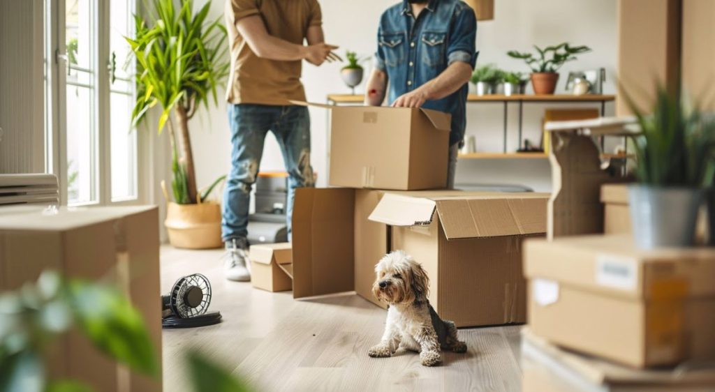 lưu ý chuyển nhà khi có thú cưng