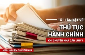 chuẩn bị giấy tờ cần thiết khi chuyển nhà