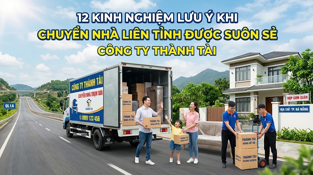 Lưu ý Khi Chuyển Nhà Liên Tỉnh